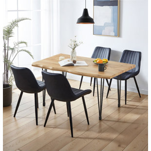 HALLOWOOD FURNITURE Essgruppe Cullompton mit 4 Stühlen