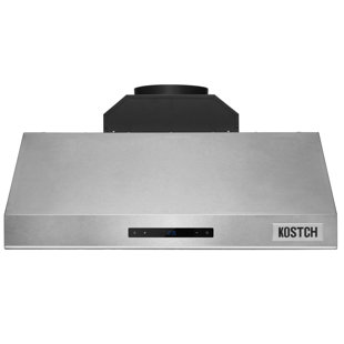 KOSTCH Stainless Steel 1000 CFM Ducted (Vented) Wall Range Hood with Baffle Filter