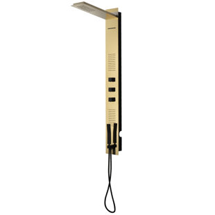 VIBRANTBATH 57.48'' Shower Panel with Fixed Shower Head