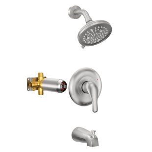 ESNBIA Tub Shower Kit(Shower Valve Include), Shower Faucet Set with 9-Spray Shower Head