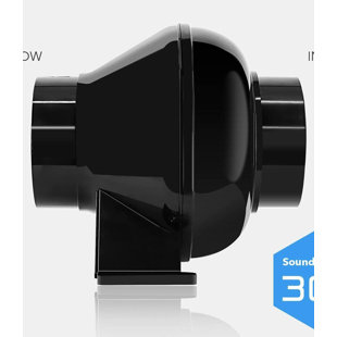 KADEN ENA INC iPower 4 Inch 195 CFM Duct Inline Ventilation Fan Air Circulation Vent HVAC Exhaust Blower