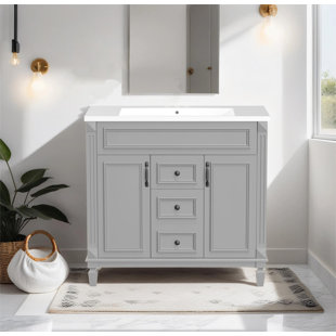 MESA HOME DEPOT 35.91'' Single Bathroom Vanity Base Only