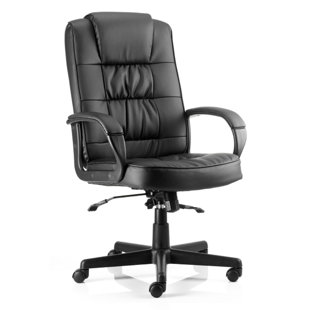 EBERN DESIGNS High-Back Leather Executive Chair