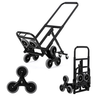 BABEVY Climber Hand Truck Dolly, Stair Climbing Cart Folding Grocery Cart Dolly Cart