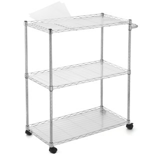 BABEVY 3 Tiers Kitchen Rolling Utility Cart