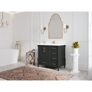 WILLOW COLLECTIONS 36'' Single Bathroom Vanity with Quartz Top