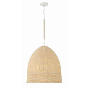 CRYSTORAMA Jasper 6 - Light Dimmable Dome Chandelier