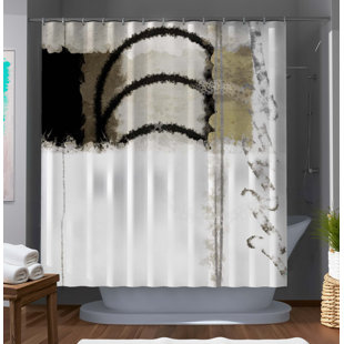 LEROI PRODUCTS Abstract Shower Curtain