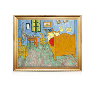 DECORARTS Bedroom in Arles (Third version), Vincent Van Gogh Art Reproduction. Acid Free Cotton Canvas