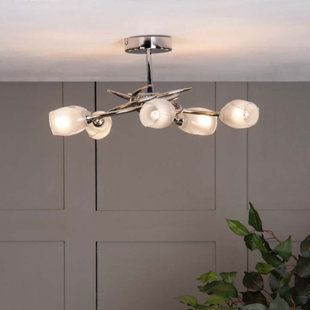 IVY BRONX Thea 5 Light Semi-Flush Ceiling Light
