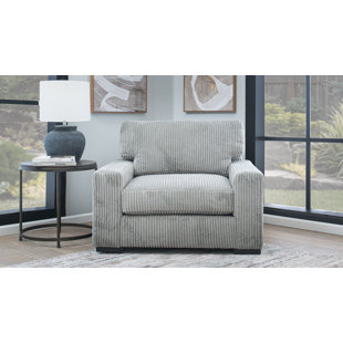 HOME BY SEAN & CATHERINE LOWE Luxe Corduroy Swivel Arm Chair