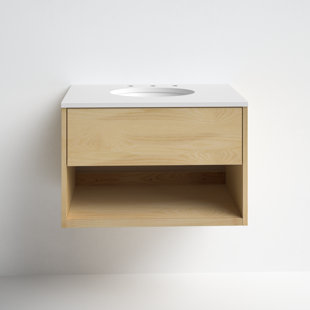 ALLMODERN Redbridge 30" Wall-Mounted Single Bathroom Vanity Set