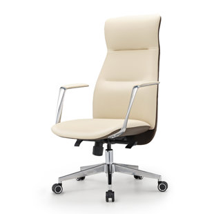 HOKKU DESIGNS Yianna Silicone Leather Executive Chair with Headrest