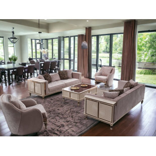 ESEENE LLC 4 - Piece Living Room Set