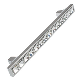GLIDERITE HARDWARE 5-1/16" Center to Center Crystal Bar Pull (Set of 10)