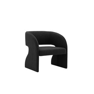 SHATANA HOME Ilyan Arm Chair in Black