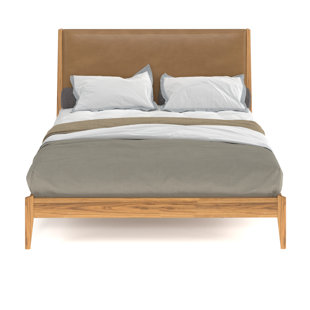 AEON FURNITURE Garbo Vegan Leather Platform Bed