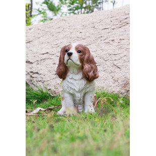 HI-LINE GIFT LTD. King Charles Spaniel Sitting Statue