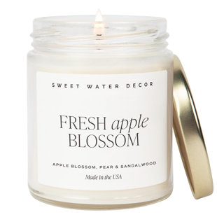 TOCCOLEGGERO Fresh Apple Blossom Scented Jar Candle
