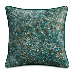 MICHAEL AMINI Tatum Abstract Feather Reversible Throw Pillow