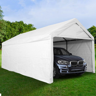 DREAMDWELL HOME 20 Ft. W x 10 Ft. D Heavy Duty Garage Carport Storage Party Canopy Tent