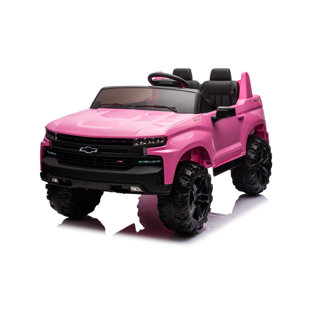 Licensed Chevrolet Silverado Toy Ride On Car, 24V NEECHIPRO 24 Volt 2 Seater Battery Powered Ride On with Remote Control