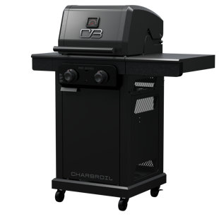 Charbroil Pro Series 2-Burner Infrared Propane Gas Grill, Matte Black