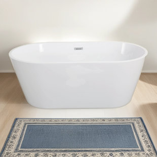 MESA HOME DEPOT 67'' x 31.1'' Freestanding Soaking Acrylic Bathtub