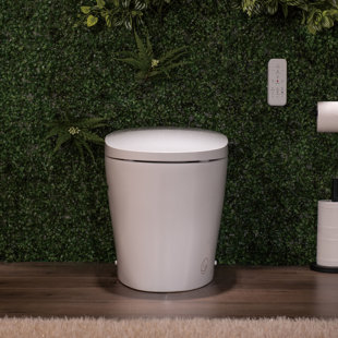 WOODBRIDGE Smart Toilet Bidet with Auto Open/Close,Auto Flush,Foot Sensor,Heated Seat,Warm Wash,Night Light