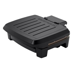 George Foreman 11" W x 10" D Foldable Indoor/Outdoor Use Single Burner Countertop Electric Grill