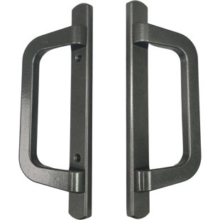 G.A.S. HARDWARE PGT Sliding Patio Door Handle Set - 3-15/16" Hole Spacing