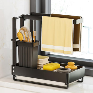 CANGBAOGE Stainless Steel Under Sink Organizer