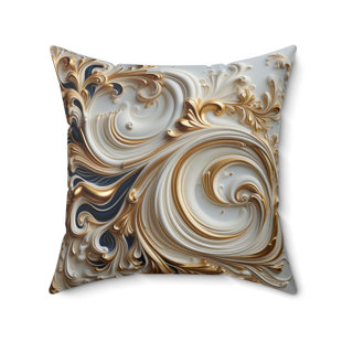 NULOOK HOME AND DESIGN Abstract Suede Throw Pillow