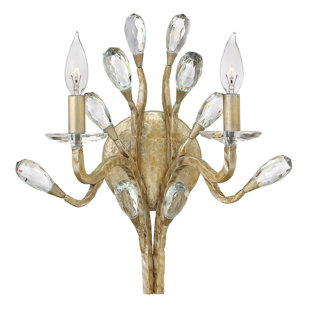 FREDRICK RAMOND Diandre Steel Candle Wall Light