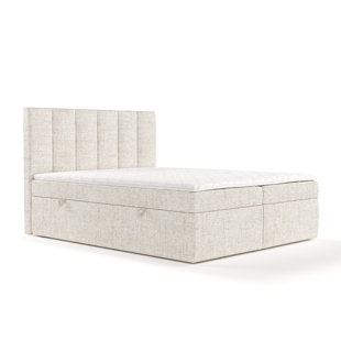BRAYDEN STUDIO Boxspringbett Colum mit Topper und Bettkasten