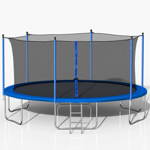 Beyong 14' Round Backyard Trampoline with Safety Enclosure