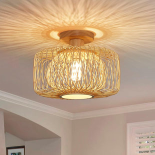 BAYOU BREEZE Barther Semi Flush Mount