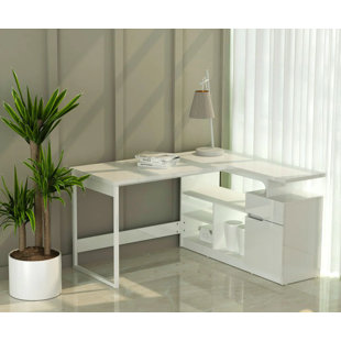HOKKU DESIGNS Quartas L-Shaped Writing Desk