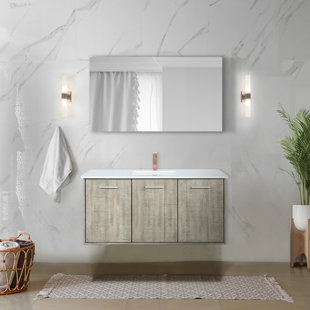 LEXORA 48'' Bathroom Vanity with Cultured Marble Top