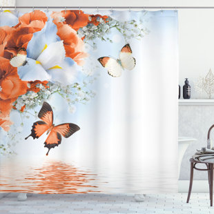 AMBESONNE Shower Curtain with Hooks Included