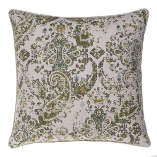 14 KARAT HOME INC. Savannah Floral Cotton Blend Throw Pillow