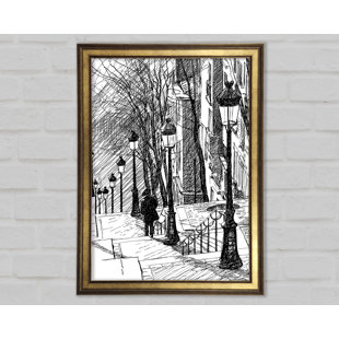 CLASSICLIVING City Streets 1 - Einzelne Bilderrahmen Kunstdrucke