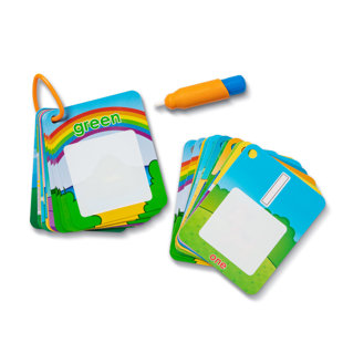 MELISSA & DOUG Water Wow! Shapes, Numbers and Colors Splash Flash Cards