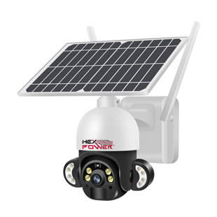 NATO SPORTY 2K 4Mp Solar Powered WiFi Video Enabled Dusk to Dawn Smart PTZ Security Camera