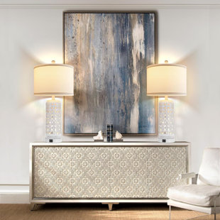 OPHELIA & CO. Bylas Ceramic USB Table Lamp (Set of 2)