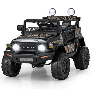 Kimbosmart 12 Volt 1 Seater All-Terrain Vehicles Battery Powered Ride On with Remote Control