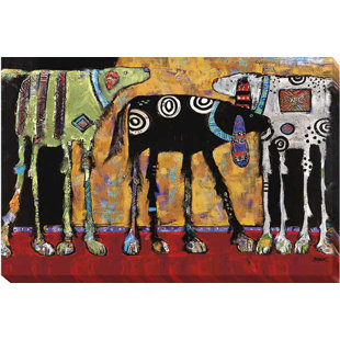 ARTISTIC HOME GALLERY Looking for Trouble by Jenny Foster Painting Print on Wrapped Canvas