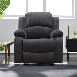 CHANGHE TRADING INC Jac- Dark Gray Flannel Living Room Recliner Chair