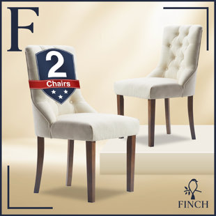 CLICKDECOR Finch Avignon Tufted Dining Chair (Set of 2)