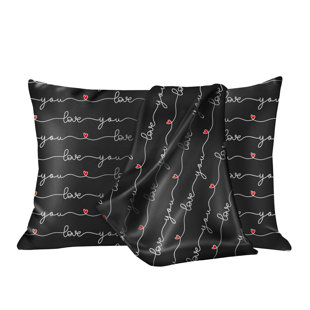 WONDERFUL TEXTILE Idina 2 Piece 100% mulberry Standard Guest Room Pillowcase Case Pack (Set of 2)